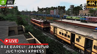 14202 RAE BARELI - JAUNPUR JUNCTION EXPRESS LIVE RAILWORKS..#indianrailways #railworks #gaming #live screenshot 2