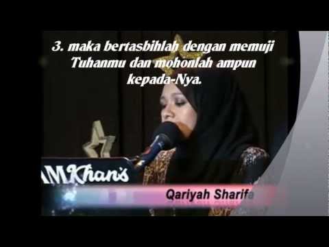 Indonesian quran recitation   Qariah Sharifah Khasif Syed Mohd Malaysia