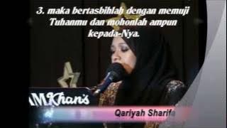 Indonesian quran recitation - Qariah Sharifah Khasif Syed Mohd (Malaysia)