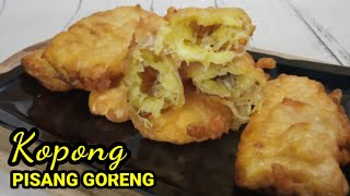 Pisang Goreng Kopong ide takjil buka puasa hari ini