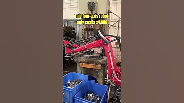 Four-axis stamping robot #stamping robot #industrial robot # punching equipment