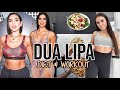 Trying DUA LIPA'S Diet & Workout !!