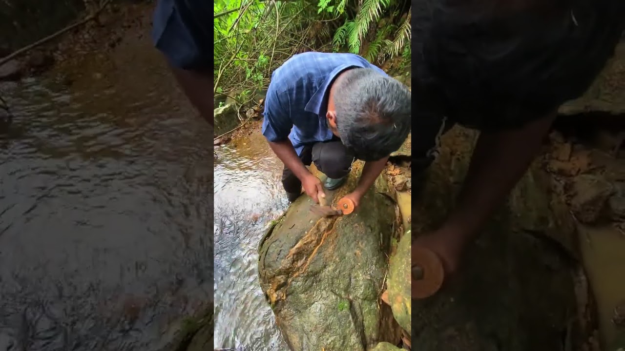 Cracking a Big Crystal Vein | Epic Red Gem Reveal! 💎| epic rockhounding moment