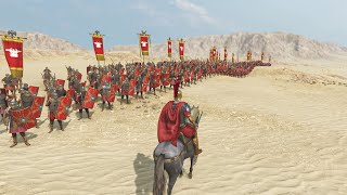 400 Roman Legionaries vs 500 Carthaginians – Desert Showdown | Mount &amp; Blade II: Bannerlord