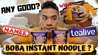 🌶 SPICY MI BOBA MAMEE x TEALIVE BOBA INSTANT NOODLE | Listen to me this time. LISTEN screenshot 4