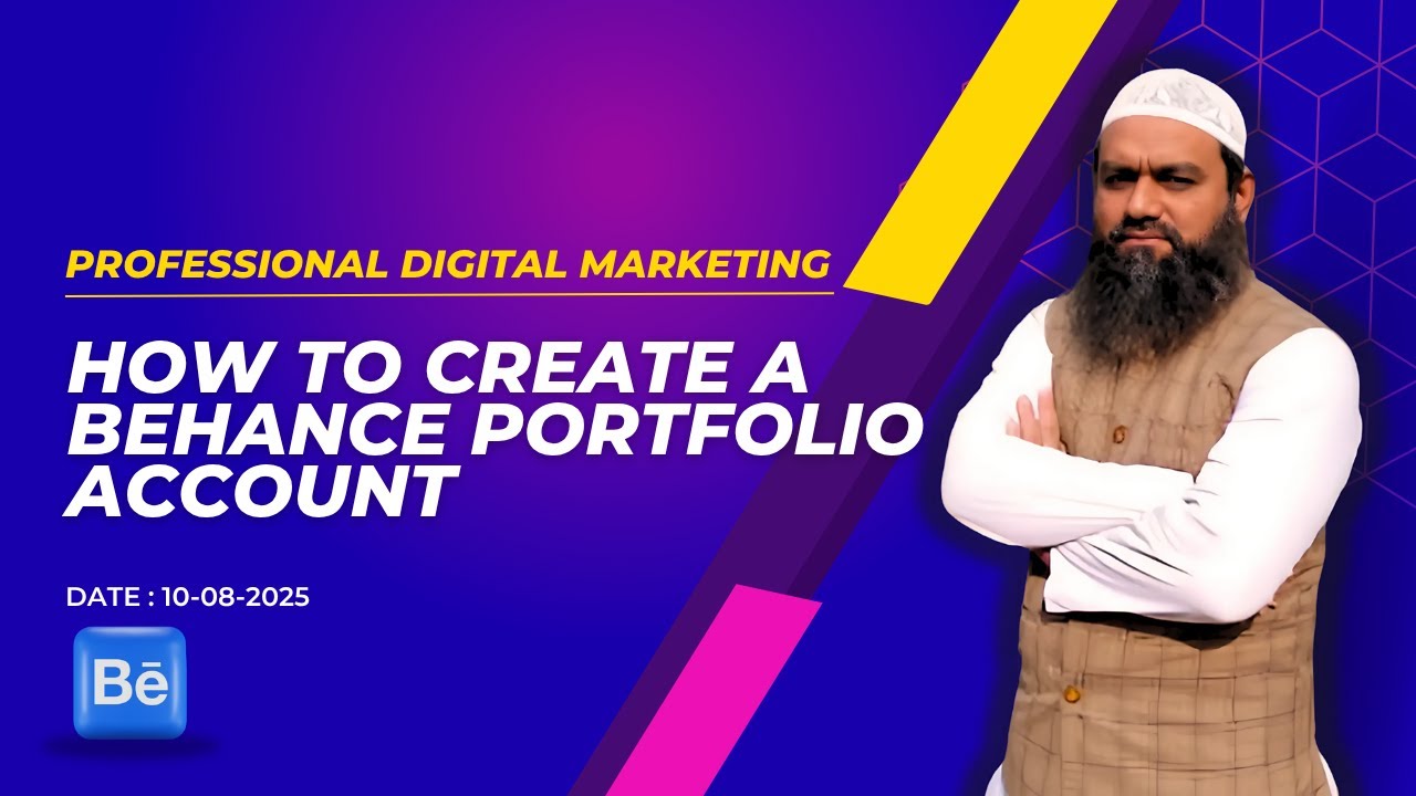 How to create a Behance Portfolio account 2025 - YouTube
