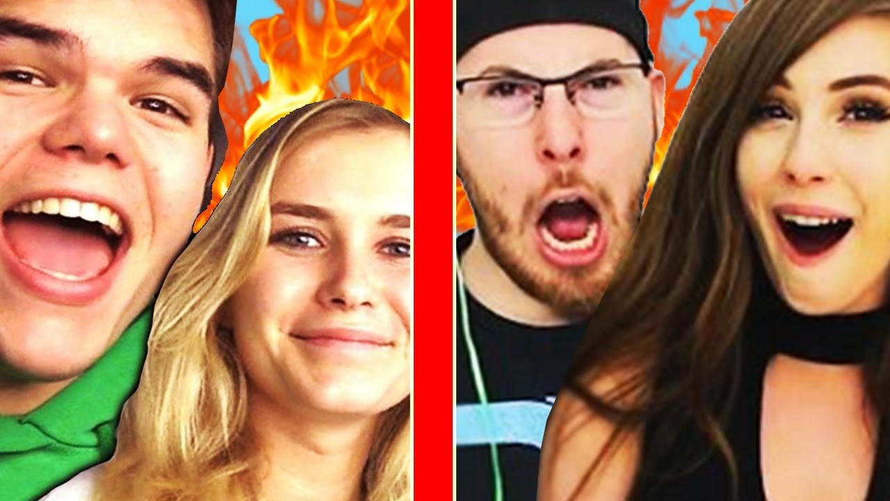 COUPLE VS COUPLE! (Last Team Standing 3) funny moments in soccer