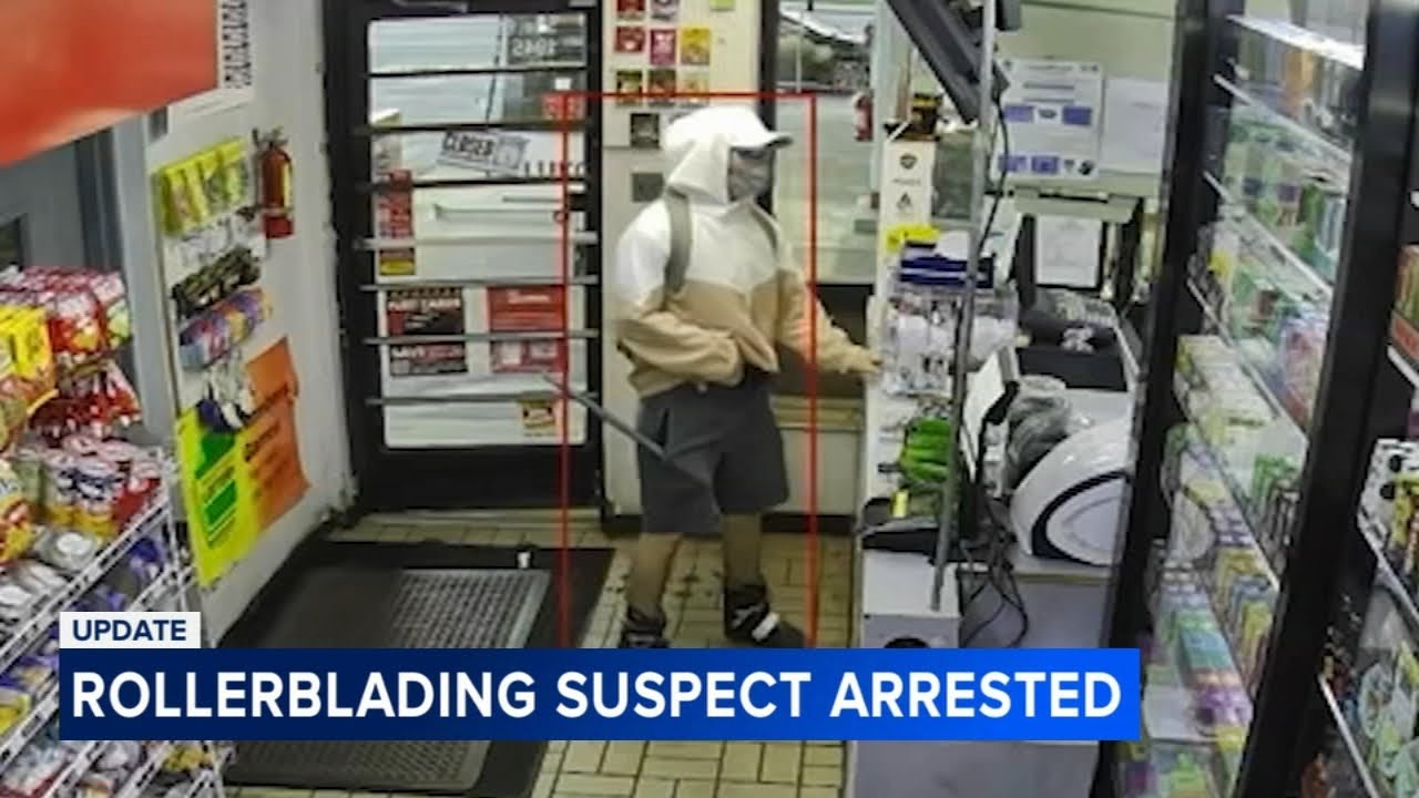 Suspect who robbed gas station on rollerblades arrested: Police - YouTube