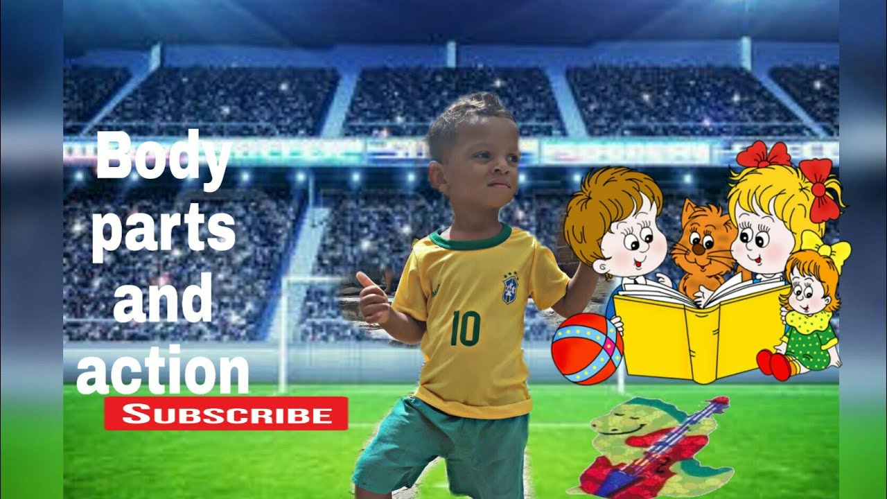 Match the body parts and action