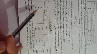 Decision making in Probability numericals