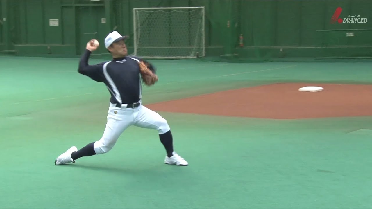 Advanced Baseball 内野手 スローイング時の肩 ステップを使ってラインを出せ Youtube
