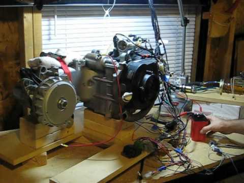 Ecotrons Gy6 EFI kit test run - YouTube chinese small engine wiring diagram 