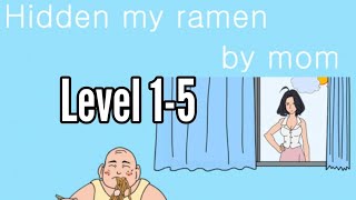 Hidden My Ramen (Noodles) By Mom Day 1 2 3 4 5 Level Android iOS Walkthrough Solution screenshot 4