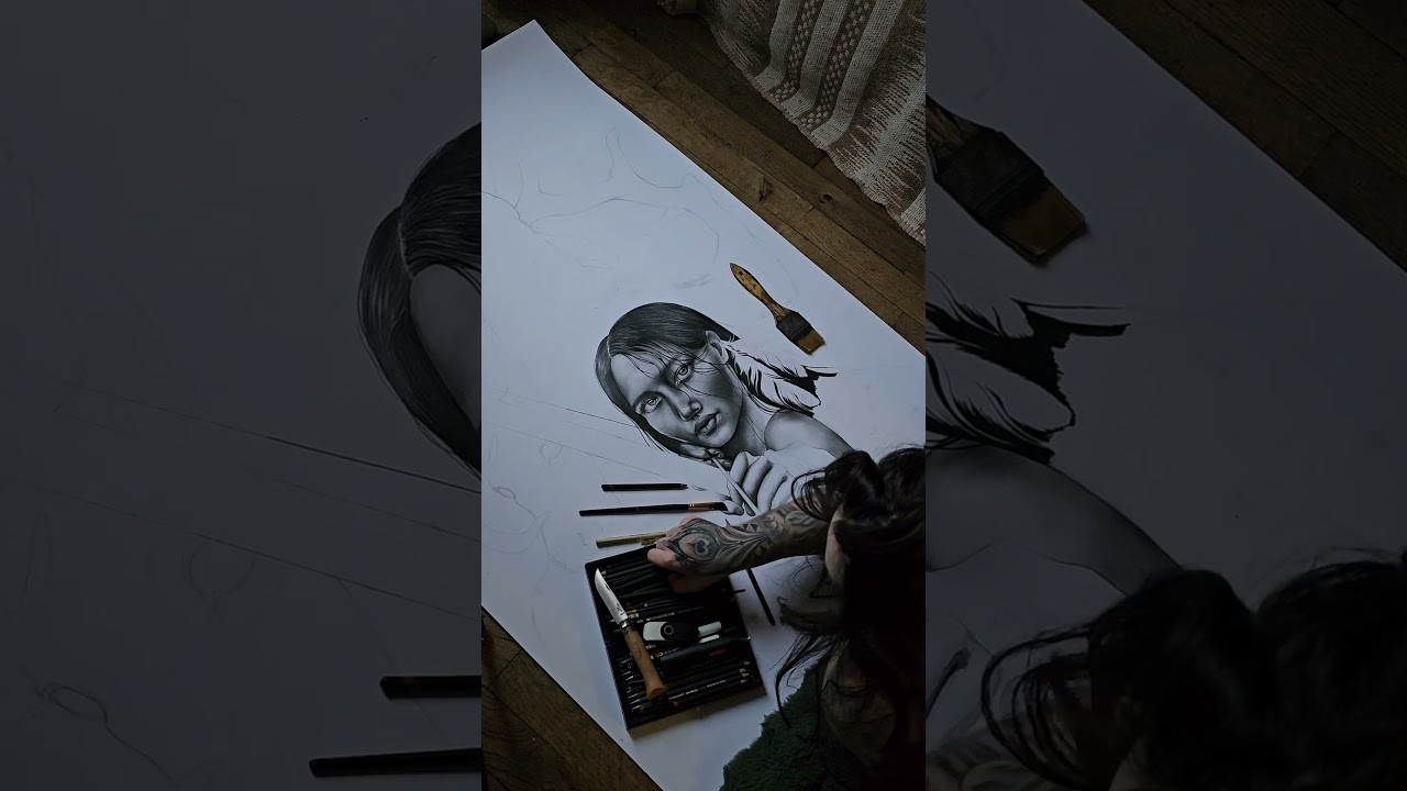 #art #pencilportrsit #pencil #drawing #workingartist #pencildrawing #pencilart #wipartwork #artwork