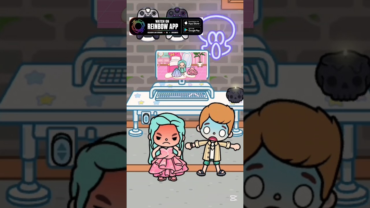 she's in shock 🫪 #tocaboca #tocalifeworld #tocabocalovestory #tocalife #toca