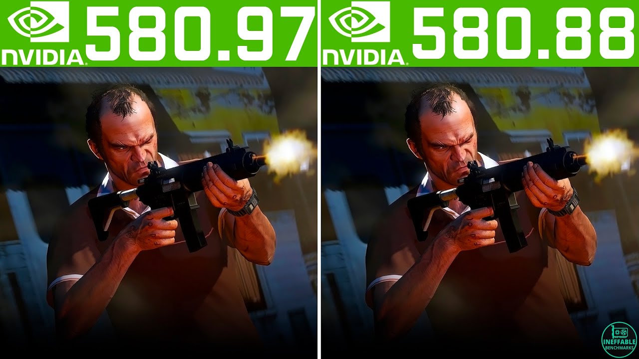 Nvidia Driver Update 580.97 vs 580.88 Driver Comparison (RTX 4060)