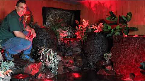 HOW TO: Stacked slate sphere fountain