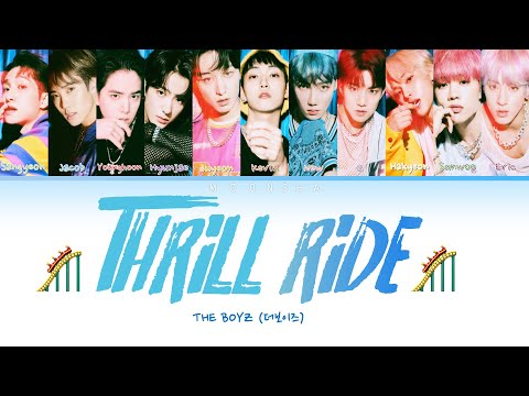 THE BOYZ 더보이즈   THRILL RIDE Color Coded Lyrics Eng:Rom:Han:가사