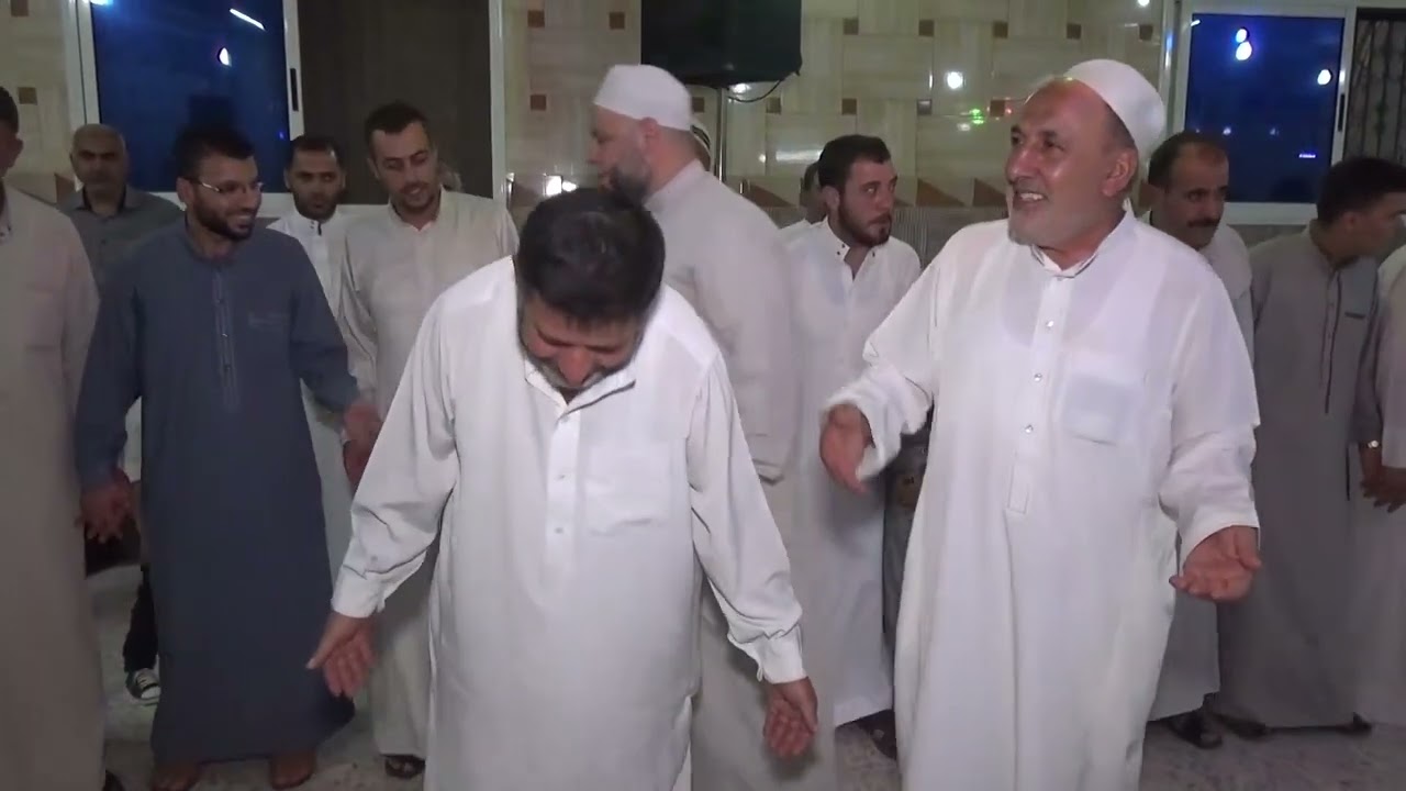 حضرة ذكر في افراح حي الضاهرية أفراح آل الشعار حفل زفاف ابن الشيخ واصل الشعار { الشيخ همام الشعار }ج9