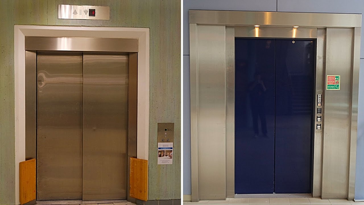 KONE M & Schindler TKID traction elevators @ University Hospital of North Norway, Tromsø NOR