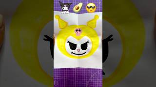 Kuromi Style Avocado Cool Emoji Art