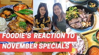 Foodie's Reaction to O'Kims November Specials #HonoluluRestaurant #Okims #Hawaiifoodie