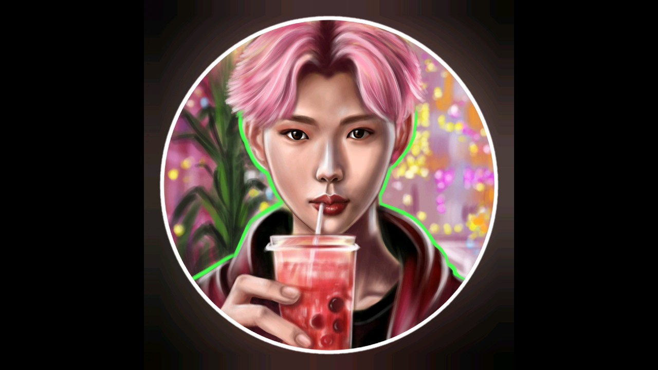 Спидпейнт. Айдол с бабл-ти 