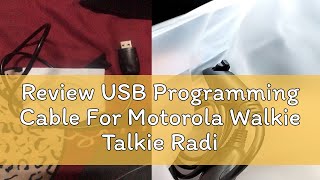 Review USB Programming Cable For Motorola Walkie Talkie Radio GP340 GP380 GP328 HT1250