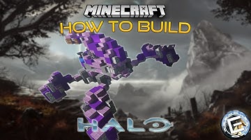 Covenant T-30 Locust | Minecraft Halo tutorial (2:1 scale)