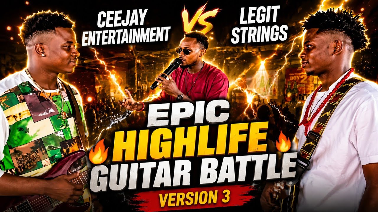 Ceejay Legit Strings vs CeeJay Entertainment 🔥 Epic Highlife Guitar Battle ...