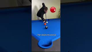 A simple tip for curving a ball in pool ✅🎱 #billiards #tips #poollesson #easy screenshot 1