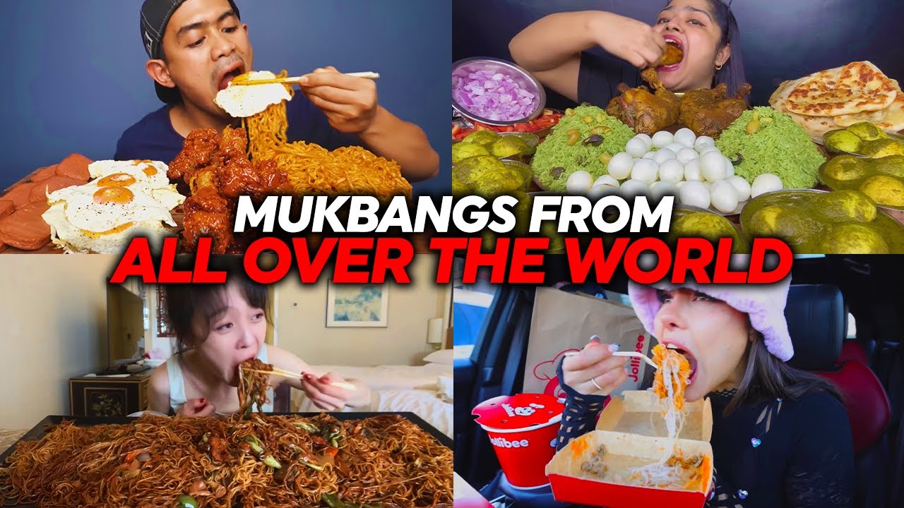 Mukbangers from ALL OVER THE WORLD!