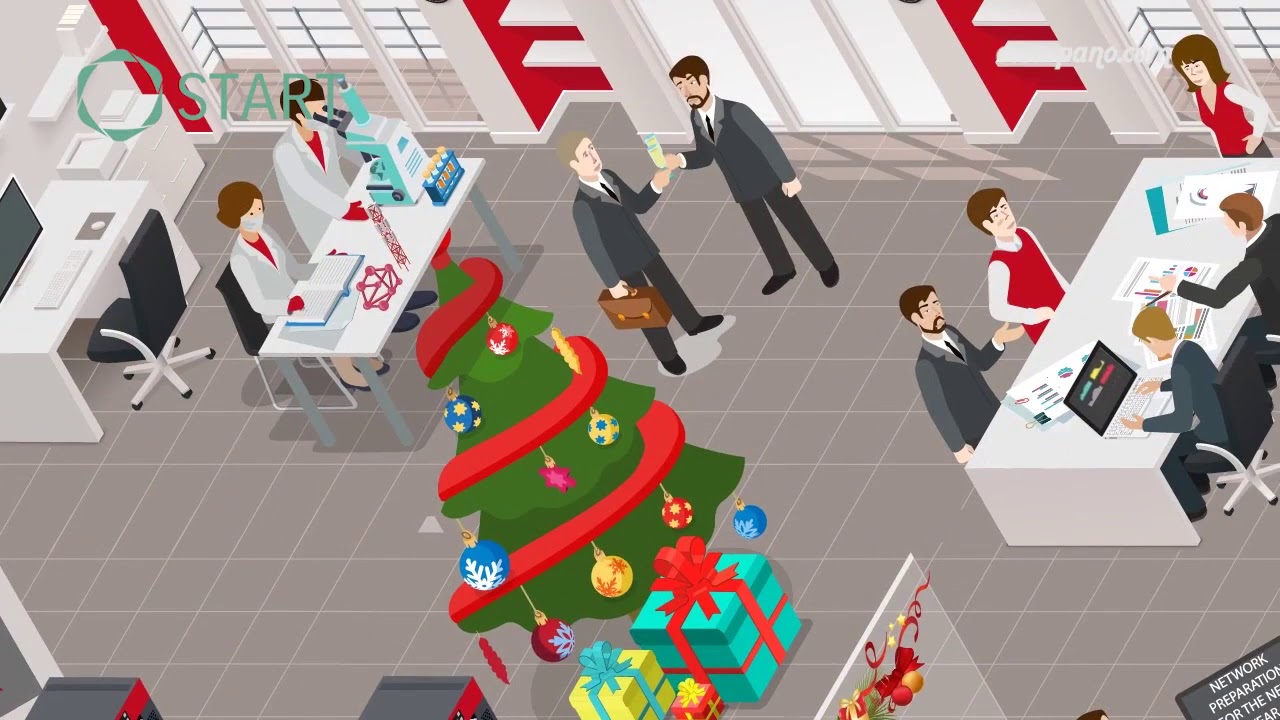 Animated corporate video for communication and marketing agency