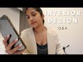 Answering my most asked questions on interior design school