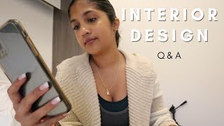 Answering my most asked questions on interior design school