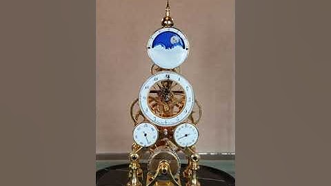 Fusee Domed Skeleton Clock