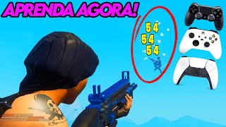 COMO TER A MIRA 10X MELHOR NO CONTROLE/CONSOLE! MELHOR CONFIGURAÇÃO DE FORTNITE! PS4/XBOX/PS5/SWITCH