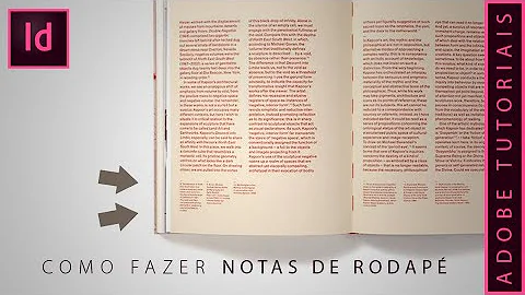 Como mudar o rodapé no InDesign?