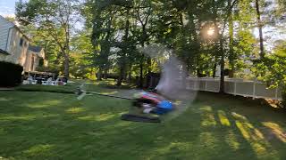 XK K110s Brushless motor collective pitch RC micro helicopter. Normal flight  faster circle flying