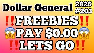2026#203😱Dollar General Couponing😱FREEBIES‼️PAY $0.00‼️LET’S GO‼️MUST WATCH👀👀
