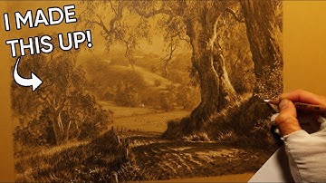 Creating a DRAWING from my IMAGINATION!