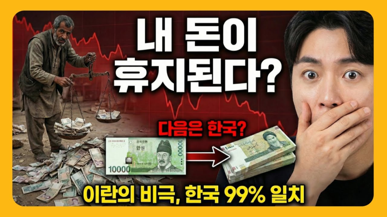 8,000배 폭락한 이란 리알화의 비극, 왜 똑같은 일이 한국에서 시작되고 있는가? | 2026년