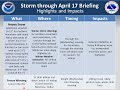 Morning UPDATE (4-17-2013): Storm Through This Evening