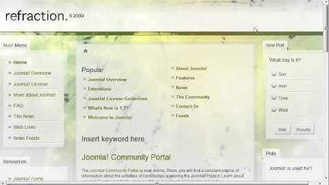 Joomla Video Tutorial: Joomla 1.5 Custom Modules
