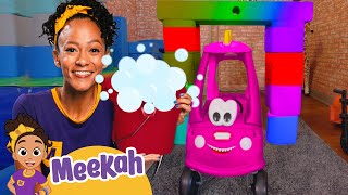 meekahs diy car wash educational videos for kids blippi and meekah kids tv