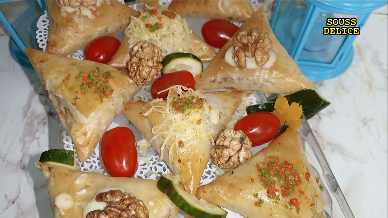 بريوات بالدجاج والكوك والكركاع
