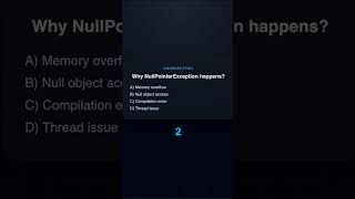 Why NullPointerException Occurs? 💥 | Java MCQ