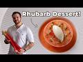 Fine Dining Rhubarb & White Chocolate Dessert! Michelin Recipes