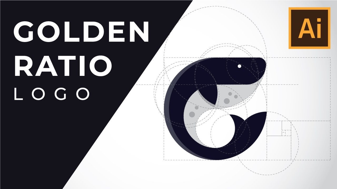 How To Design A Logo With Golden Ratio Deer Frontal Youtube