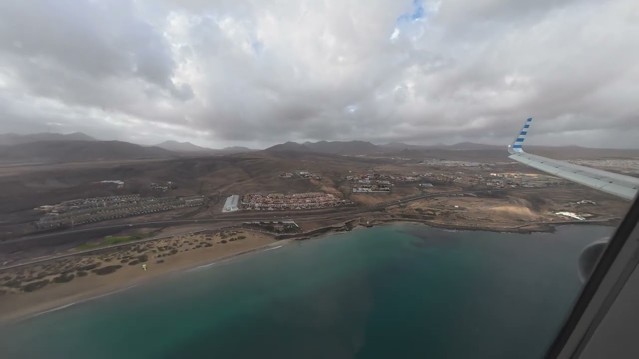 Anflug auf Fuerteventura